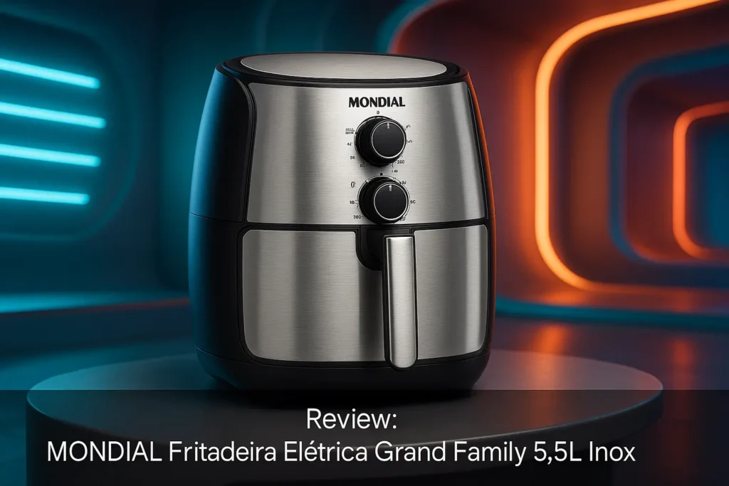 MONDIAL Fritadeira Elétrica Grand Family 5,5L Inox