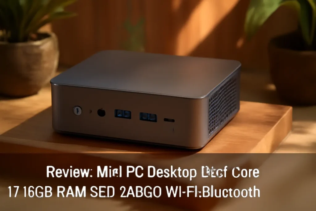 Mini PC Desktop Intel Core i7 16GB RAM SSD 240GB Wi-Fi Bluetooth: Compacto e Potente