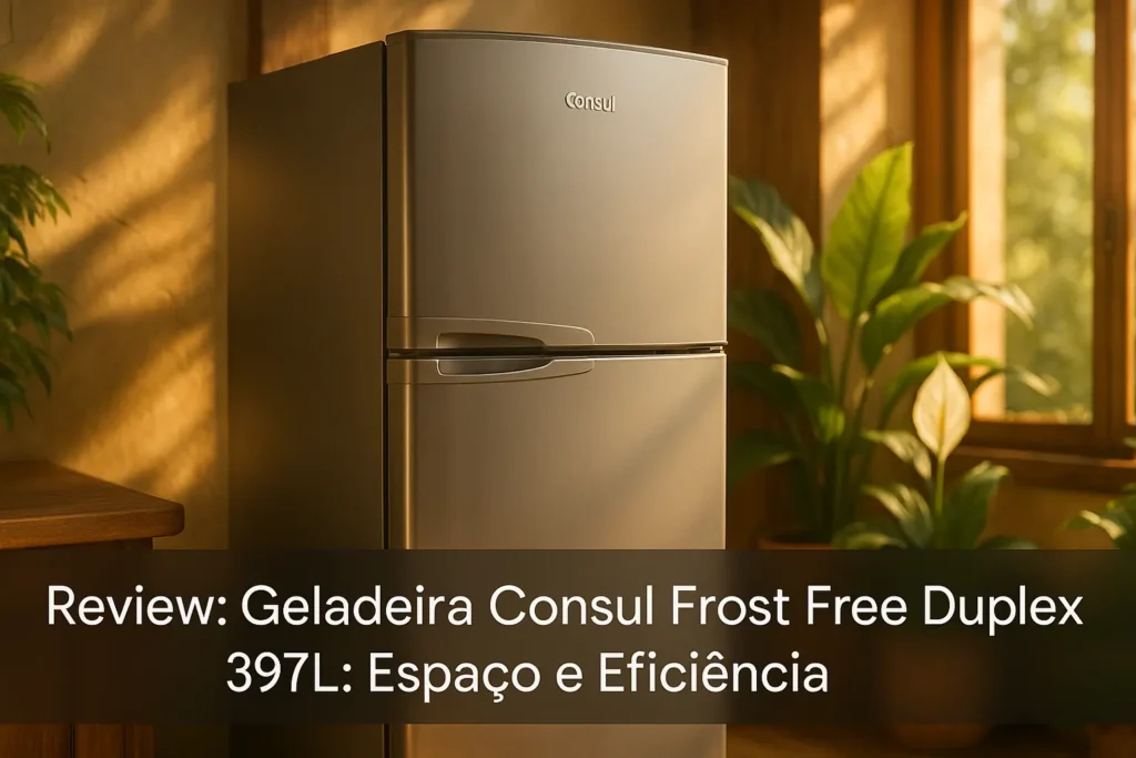 Geladeira Consul Frost Free Duplex 397L: Espaço e Eficiência