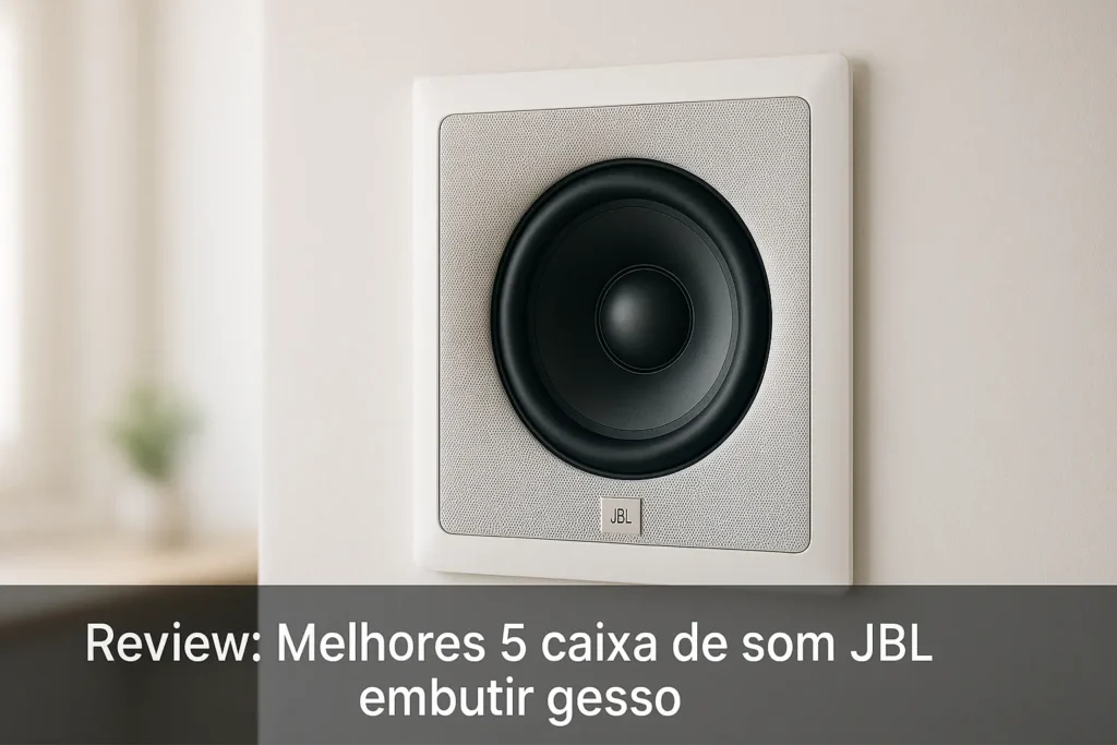 Melhores 5 caixa de som JBL embutir gesso