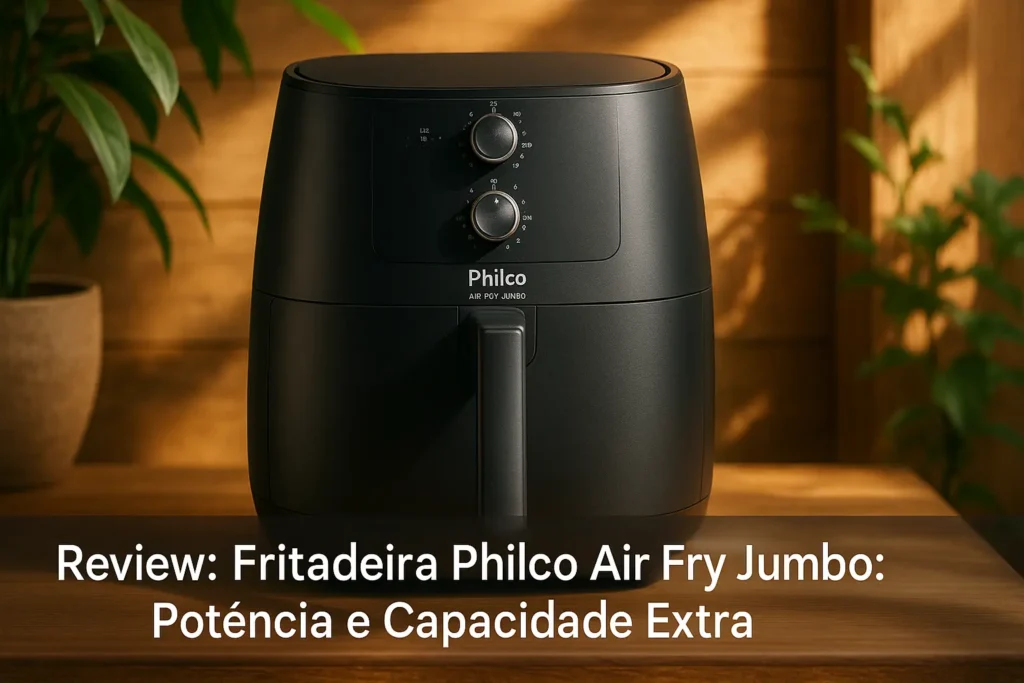 Fritadeira Philco Air Fry Jumbo: Potência e Capacidade Extra
