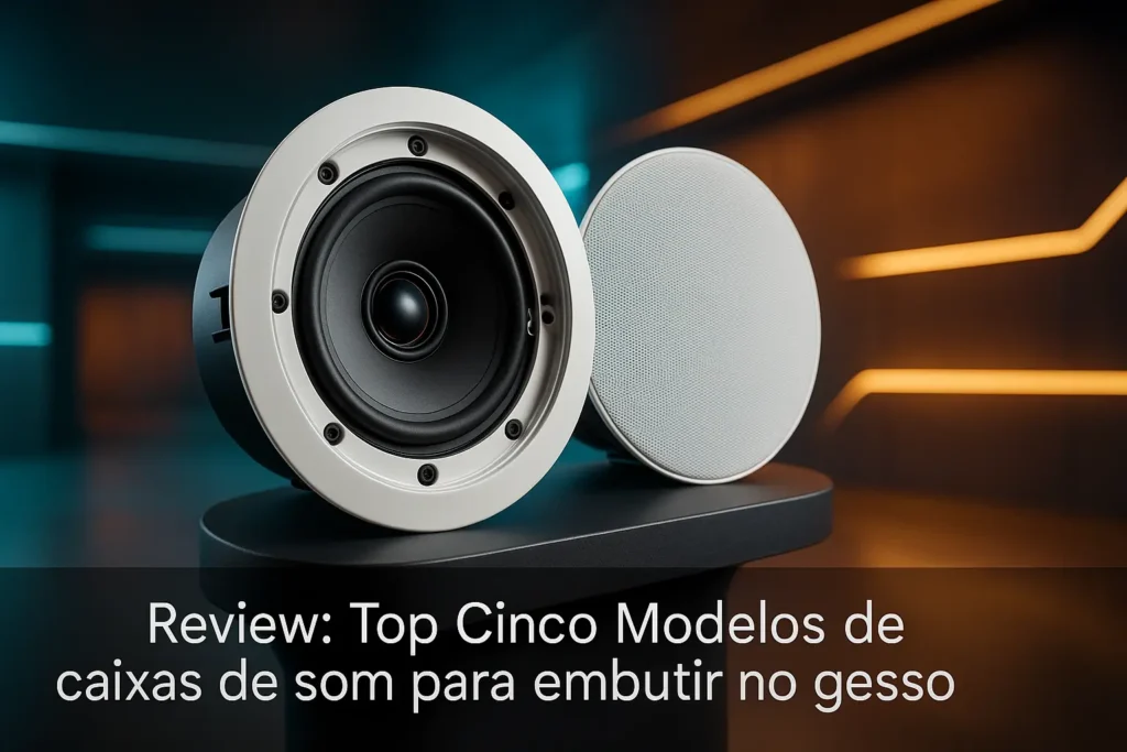 Top Cinco Modelos de caixas de som para embutir no gesso