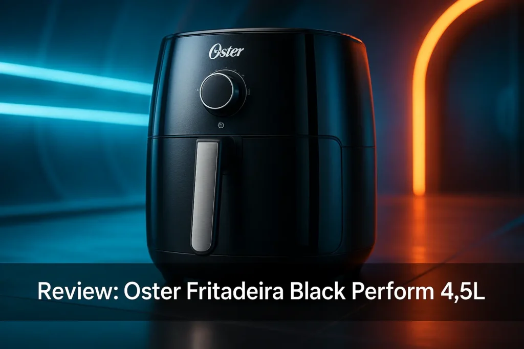 Oster Fritadeira Black Perform 4,5L: Potência e Praticidade