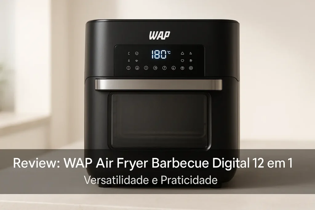 WAP Air Fryer Barbecue Digital 12 em 1: Versatilidade e Praticidade