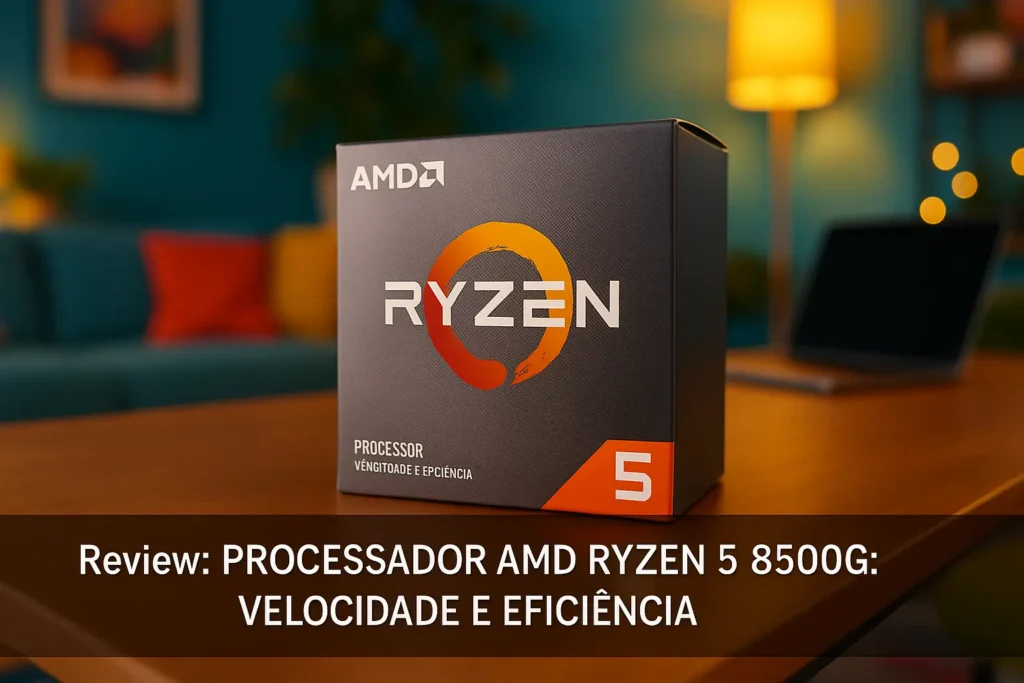 PROCESSADOR AMD RYZEN 5 8500G: VELOCIDADE E EFICIÊNCIA