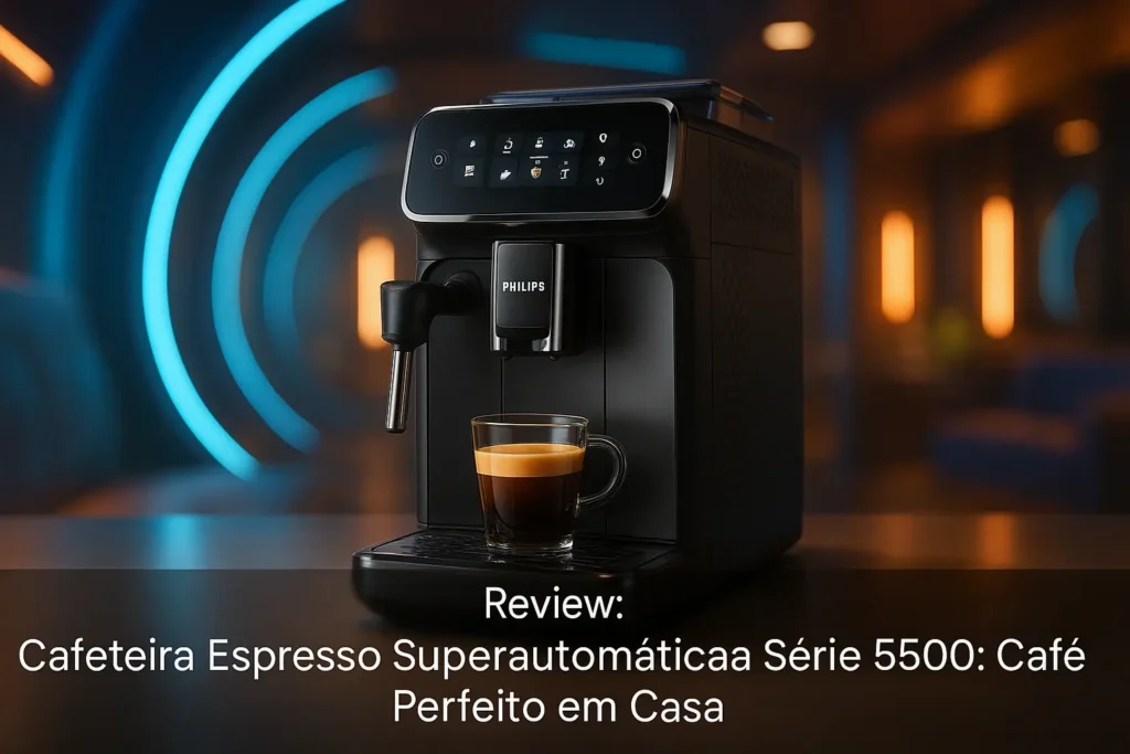 Cafeteira Espresso Superautomática Série 5500: Café Perfeito em Casa