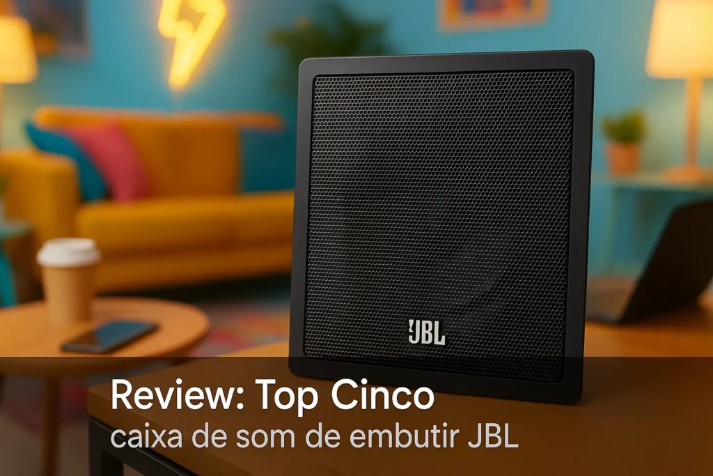 Top Cinco caixa de som de embutir JBL