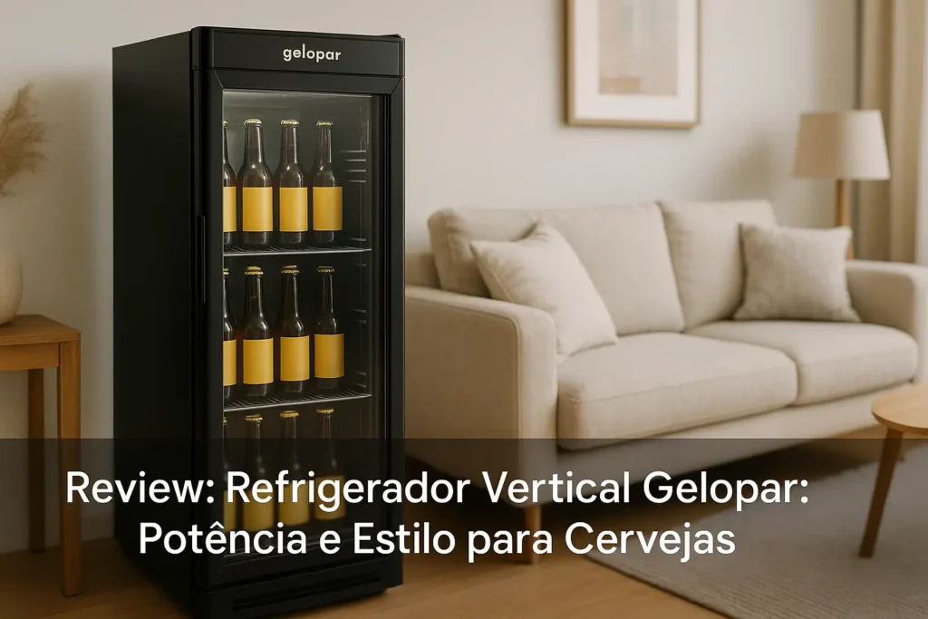 Refrigerador Vertical Gelopar: Potência e Estilo para Cervejas