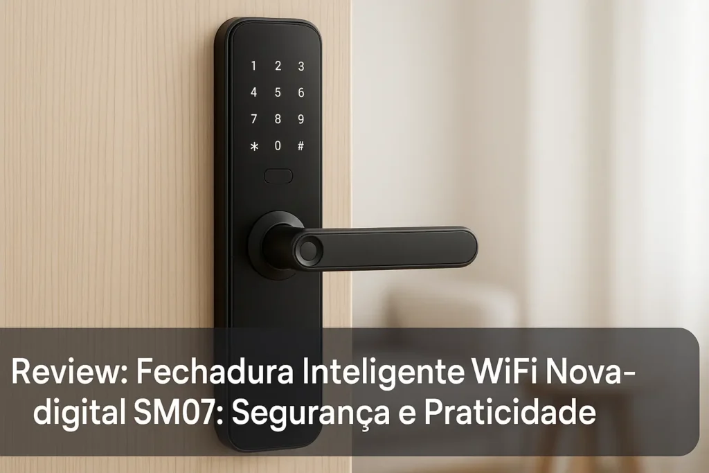 Fechadura Inteligente Wifi Novadigital SM07: Segurança e Praticidade