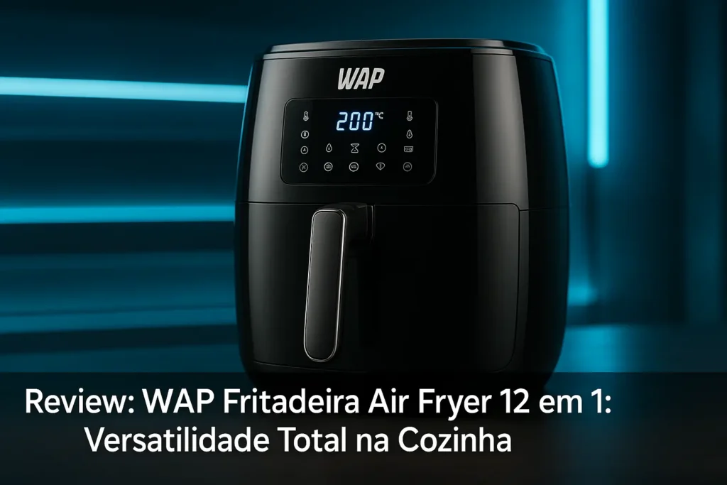 WAP Fritadeira Air Fryer 12 em 1: Versatilidade Total na Cozinha