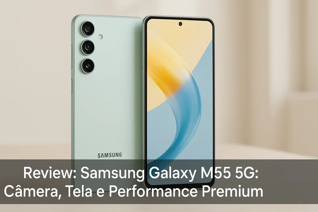 Samsung Galaxy M55 5G: Câmera, Tela e Performance Premium