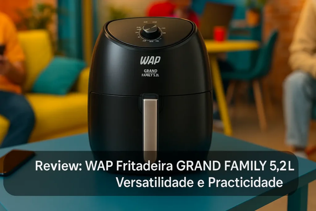 WAP Fritadeira GRAND FAMILY 5,2L: Versatilidade e Praticidade