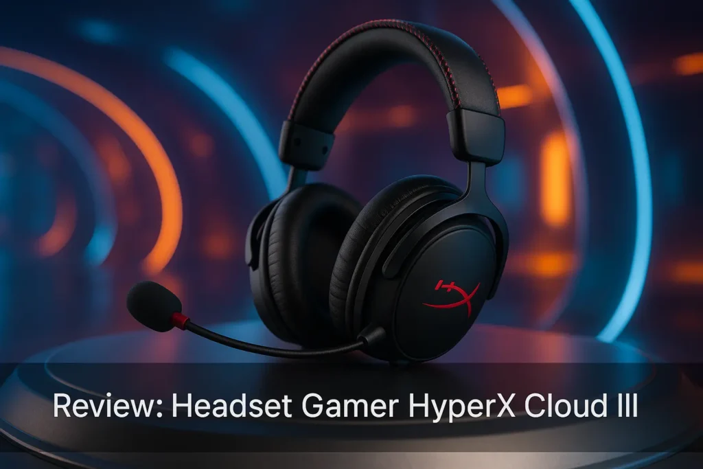 Headset Gamer HyperX Cloud III: Drivers Angulados e DTS