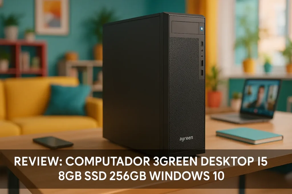 Computador 3green Desktop i5 8GB SSD 256GB Windows 10