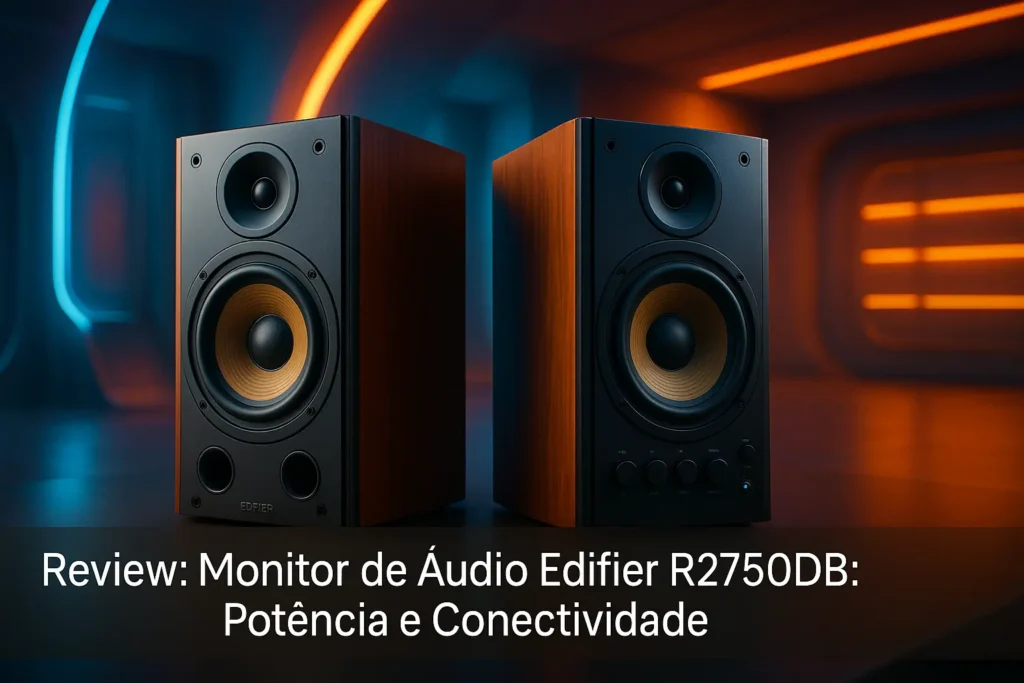 Monitor de Áudio Edifier R2750DB: Potência e Conectividade