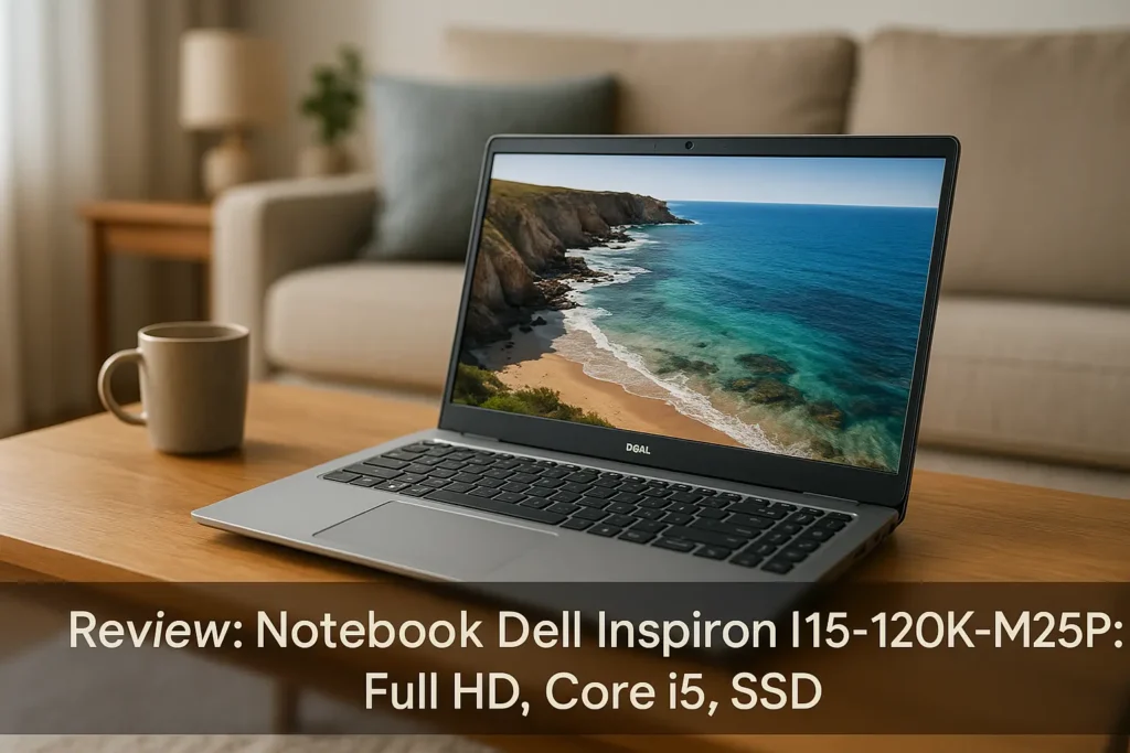 Notebook Dell Inspiron I15-I120K-M25P: Full HD, Core i5, SSD