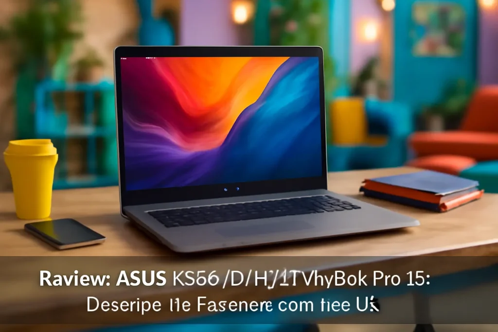 ASUS N580VD-IH74T VivoBook Pro 15: Desempenho Poderoso com Tela 4K