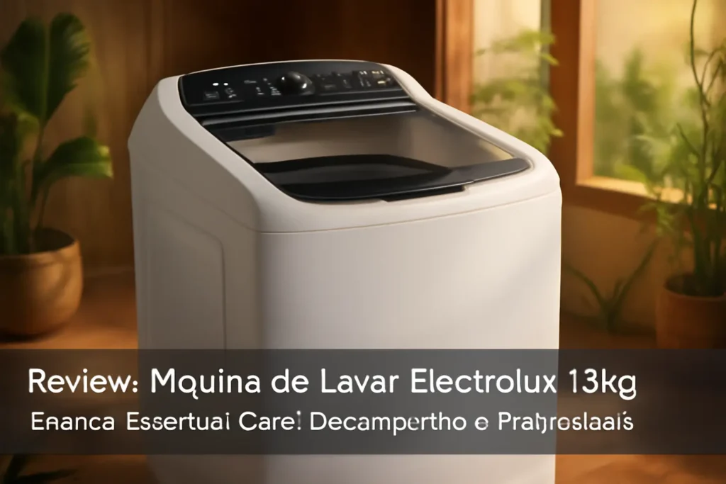 Máquina de Lavar Electrolux 13kg Branca Essential Care: Desempenho e Praticidade