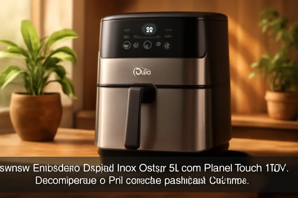 Fritadeira Digital Inox Oster 5L com Painel Touch 110V: Desempenho e Praticidade para Sua Cozinha