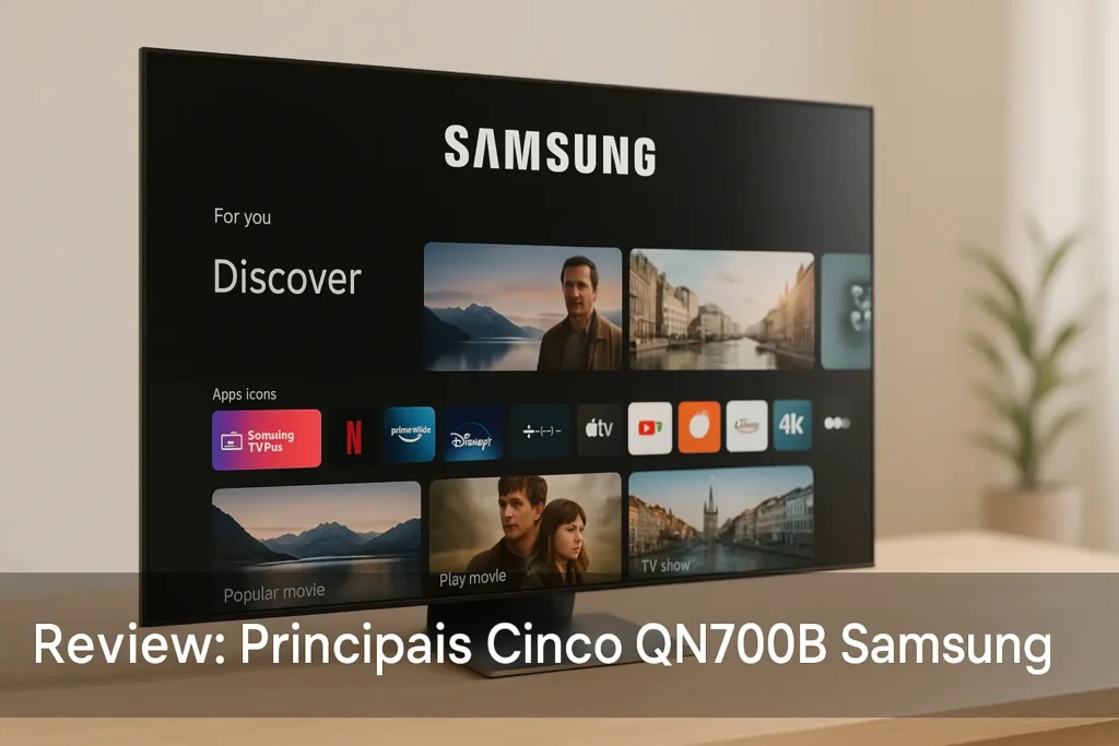 Principais Cinco qn700b Samsung