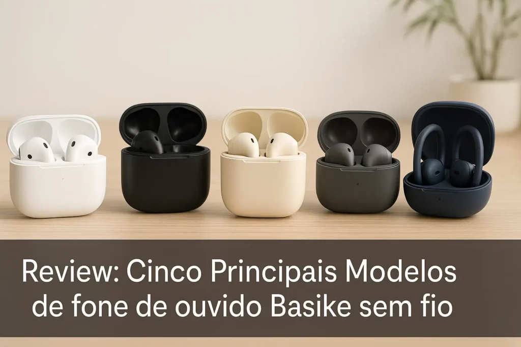 Cinco Principais Modelos de fone de ouvido Basike sem fio