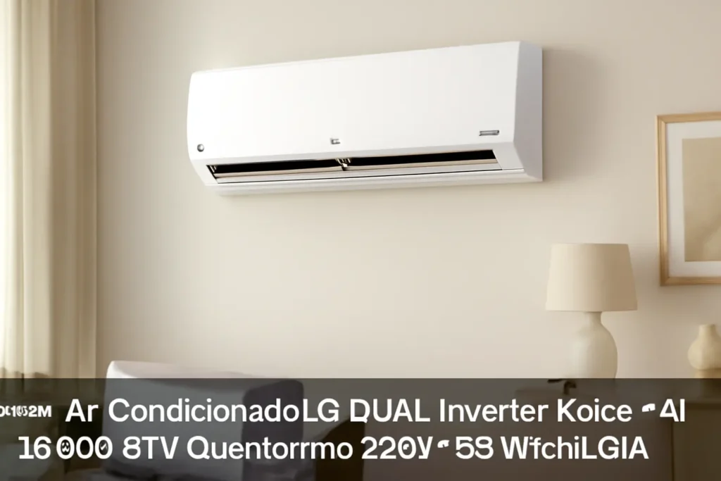 Ar-Condicionado LG DUAL Inverter Voice +AI 18.000 BTU Quente/Frio 220V - S3-W18KL31A