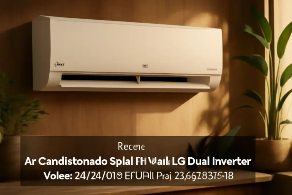 Ar Condicionado Split Hi Wall LG Dual Inverter Voice +AI 24000 BTU/h Frio S3-Q24K231B