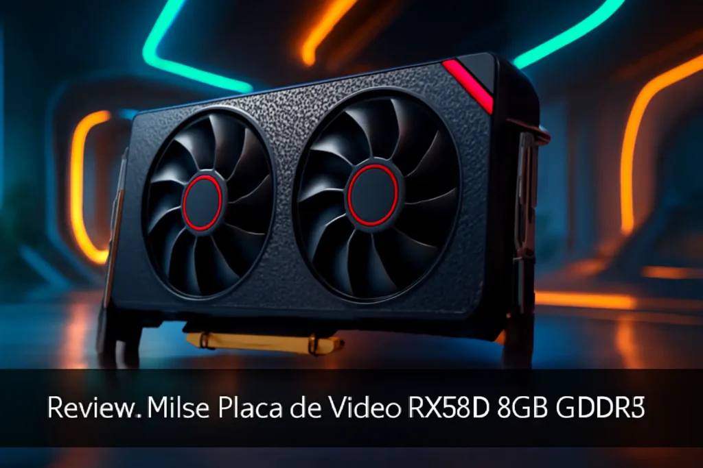 Mllse Placa de Vídeo RX580 8GB GDDR5: Desempenho e Qualidade para Gamers