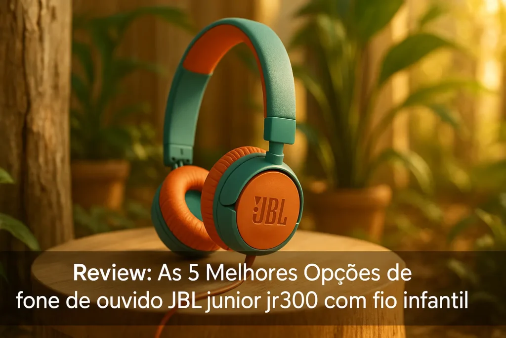 As 5 Melhores Opções de fone de ouvido JBL junior jr300 com fio infantil