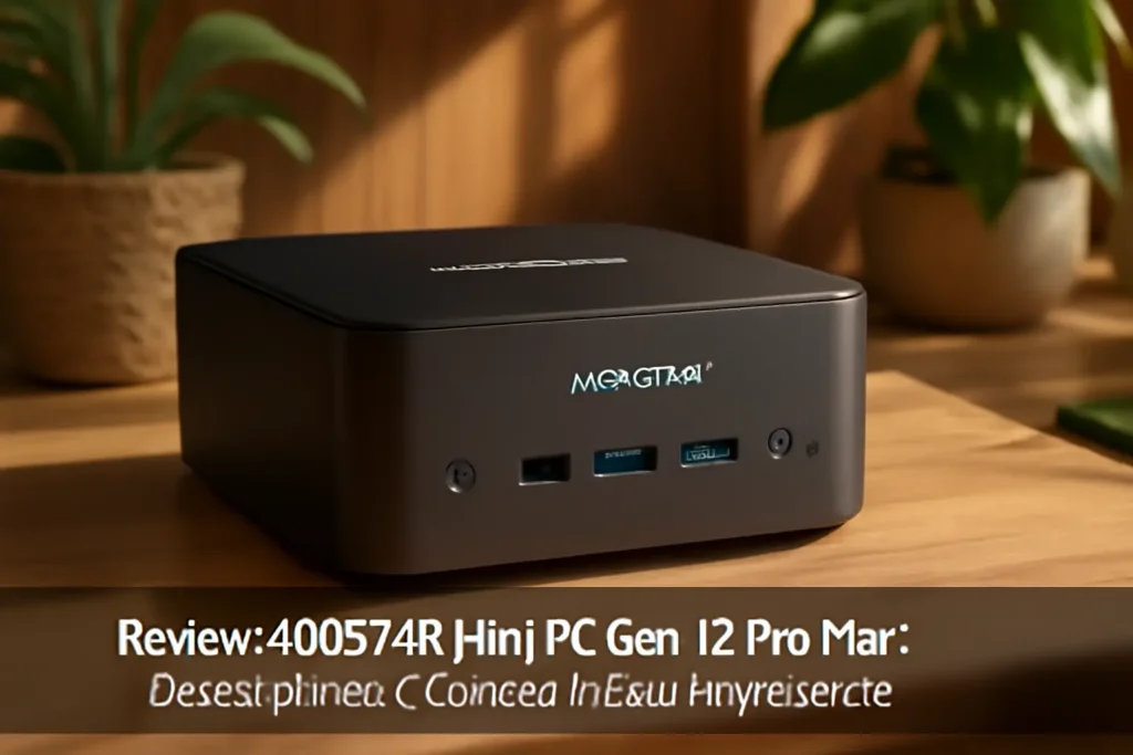 AOOSTAR Mini PC Gem12 Pro Max: Desempenho e Conectividade Impecáveis