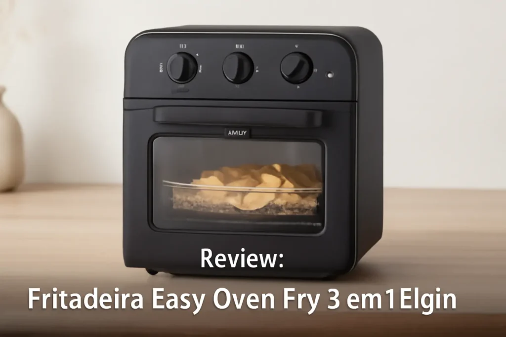 Fritadeira Easy Oven Fry 3 em 1 Elgin 12 Litros 110V: Assa, Frita sem Óleo e Reaquece - Airfryer
