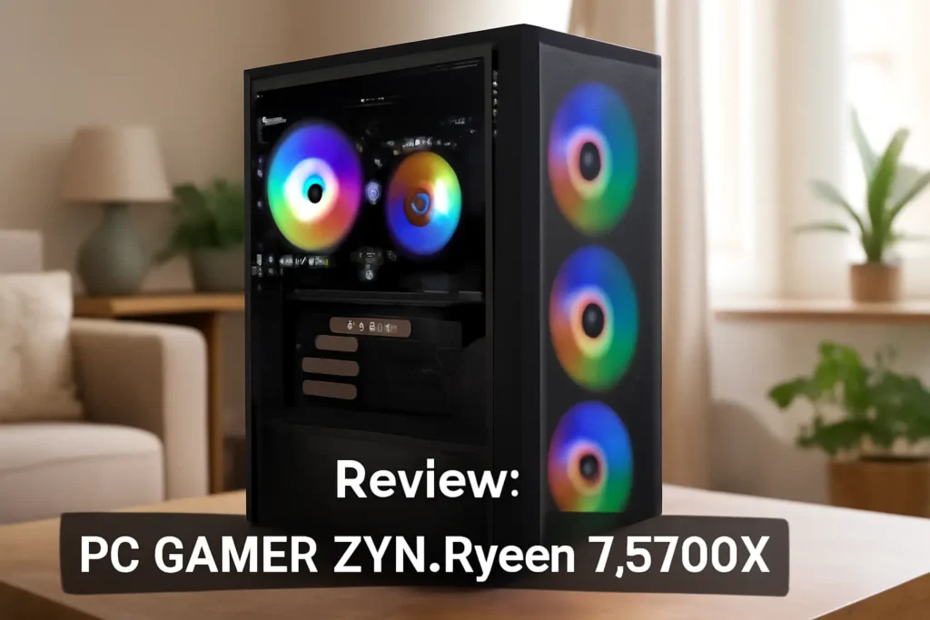 PC GAMER ZYN Ryzen 7 5700X: Desempenho e Design Incríveis