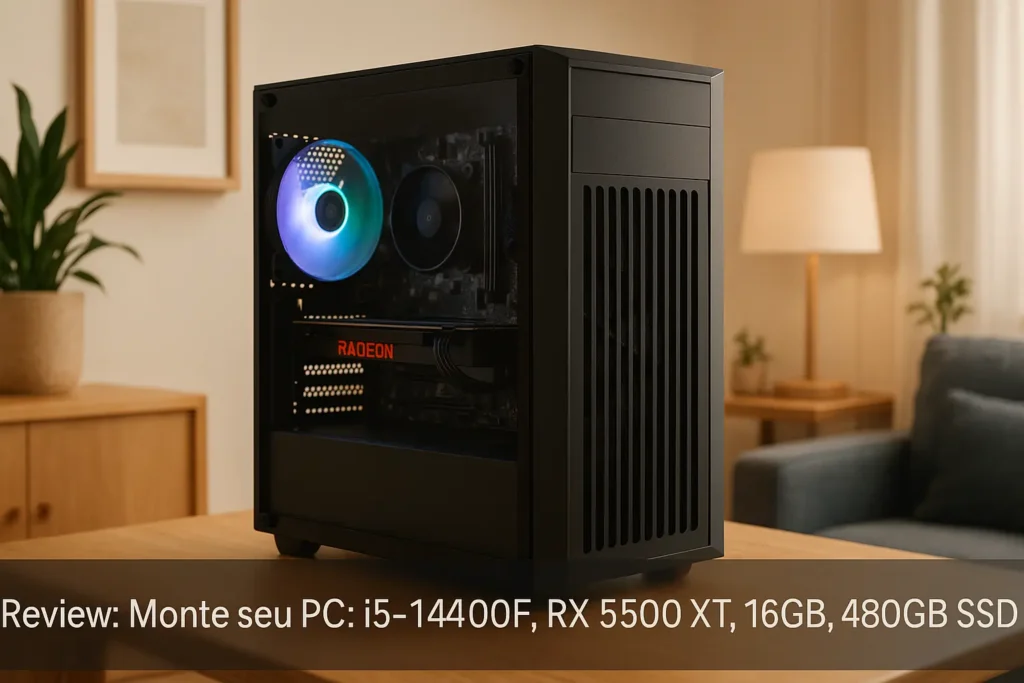 Monte seu PC: i5-12400F, RX 5500 XT, 16GB, 480GB SSD