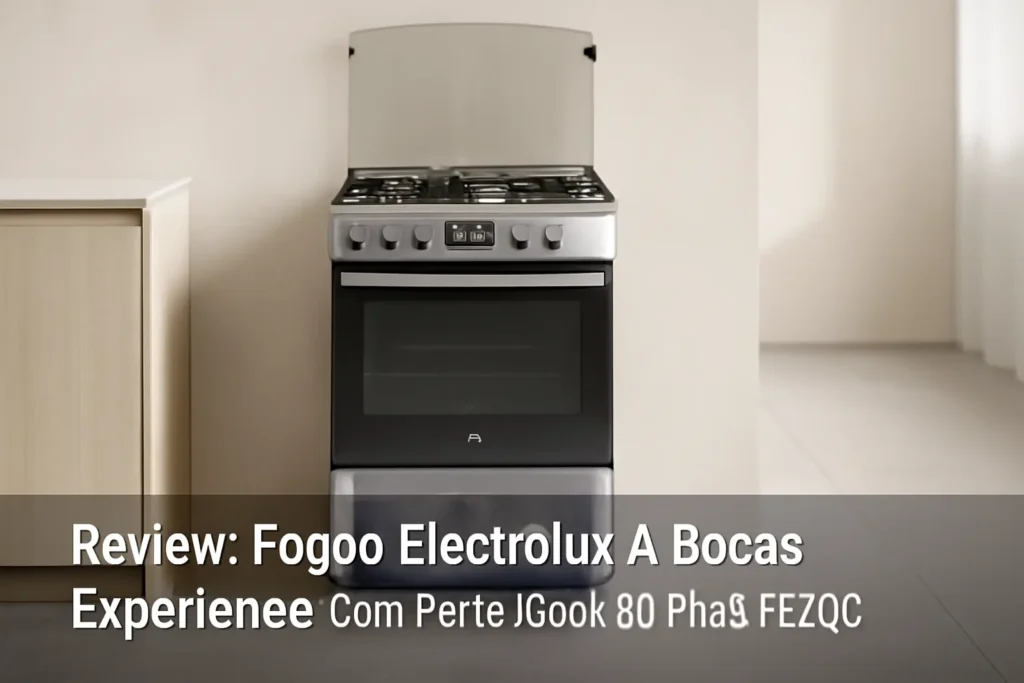 Fogão Electrolux 4 Bocas Experience com PerfectCook360 Prata FE4DC: Eficiência e Inovação para Sua Cozinha