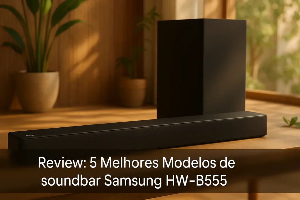 5 Melhores Modelos de  soundbar Samsung hw b555