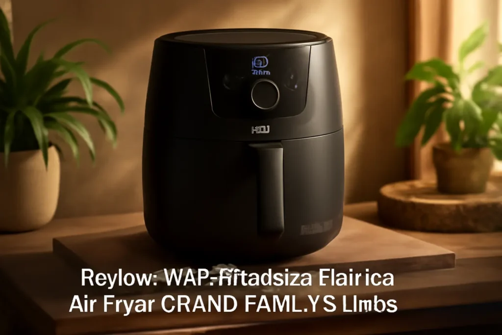 WAP Fritadeira Elétrica Air Fryer GRAND FAMILY 5 Litros