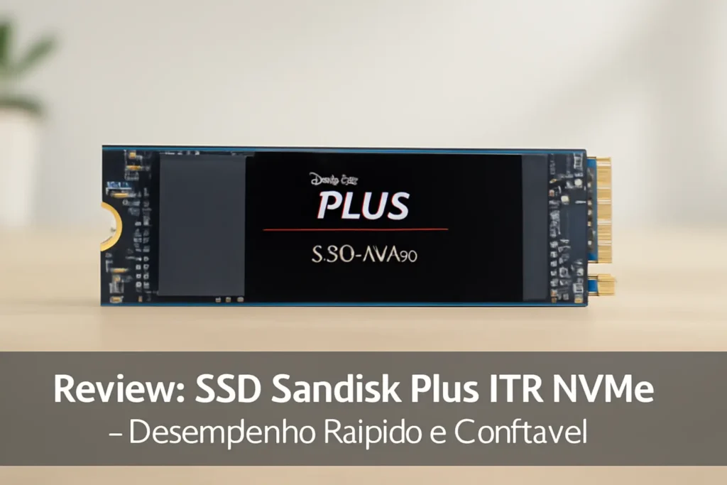SSD Sandisk Plus 1TB NVMe - Desempenho Rápido e Confiável