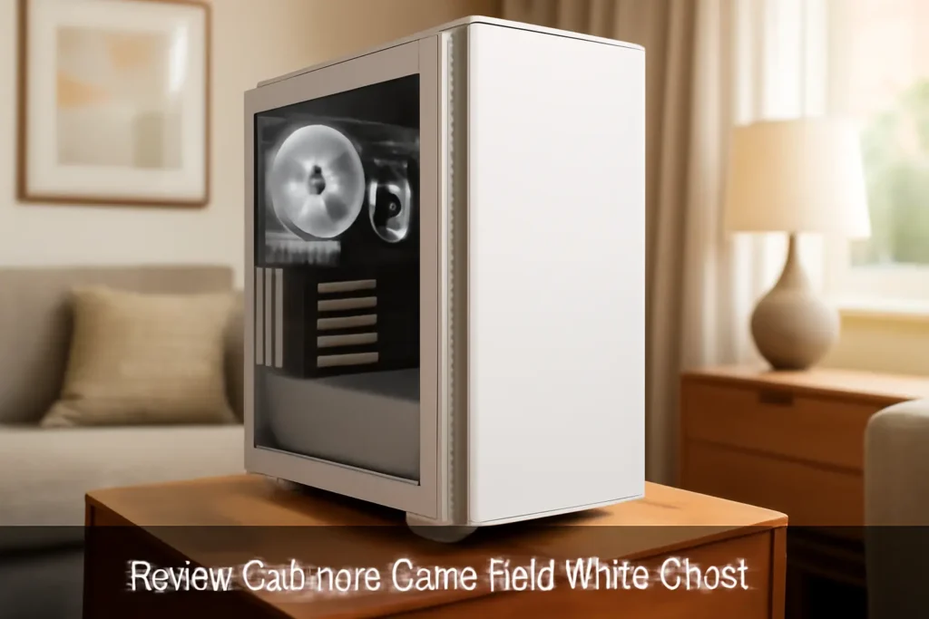 Gabinete Gamer Forcefield White Ghost: Design Elegante e Desempenho Poderoso