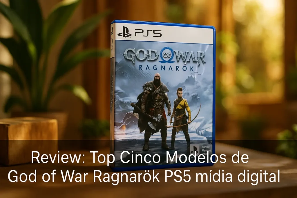 Top Cinco Modelos de God of War Ragnarök PS5 mídia digital