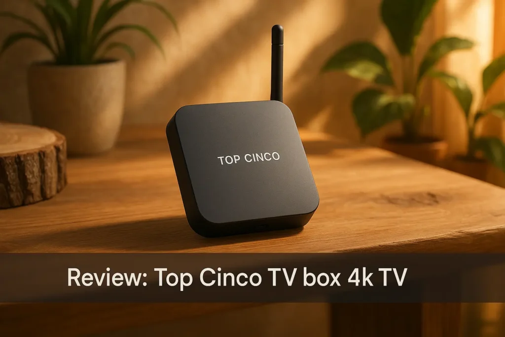 Top Cinco TV box 4k TV