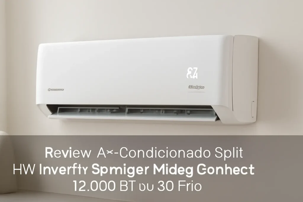 Ar-Condicionado Split HW Inverter Springer Midea Connect 12.000 BTUs Só Frio