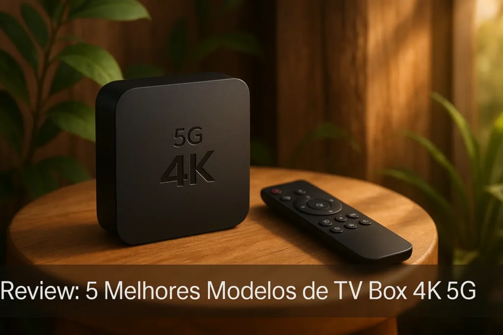 5 Melhores Modelos de TV box 4k 5g