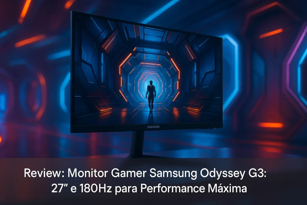 Monitor Gamer Samsung Odyssey G3: 27" e 180Hz para Performance Máxima
