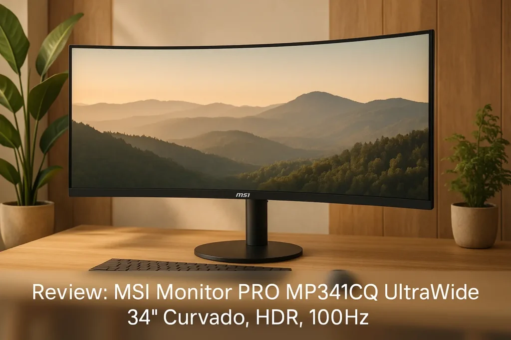 MSI Monitor PRO MP341CQ UltraWide 34" Curvado, HDR, 100Hz