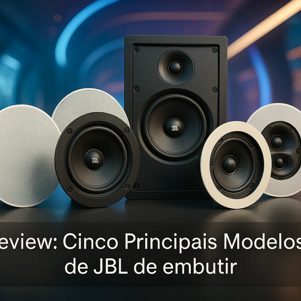 Cinco Principais Modelos de JBL de embutir