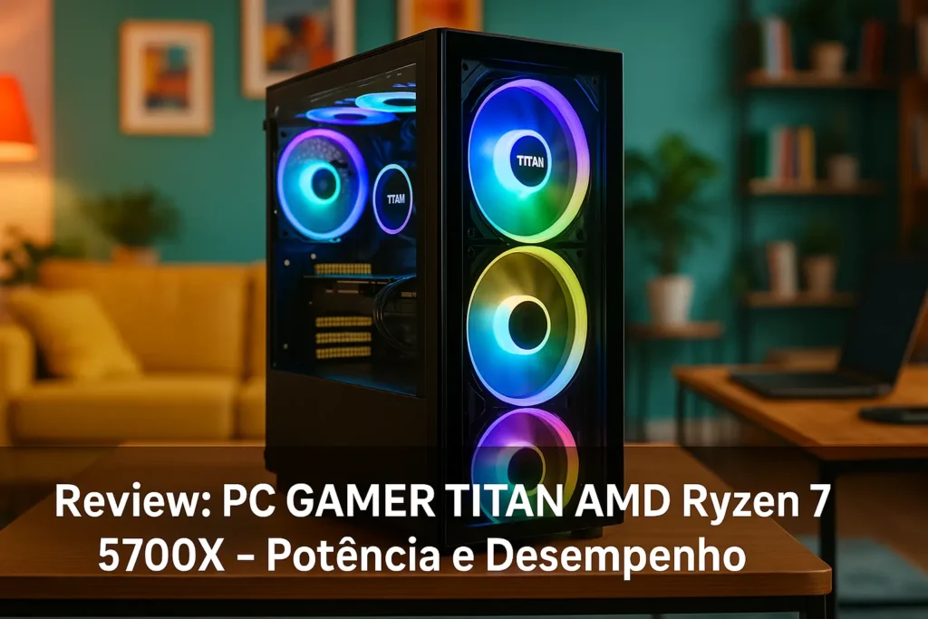 PC GAMER TITAN AMD Ryzen 7 5700X: Potência e Desempenho