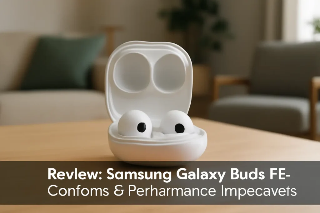 Samsung Galaxy Buds FE: Conforto e Performance Impecáveis