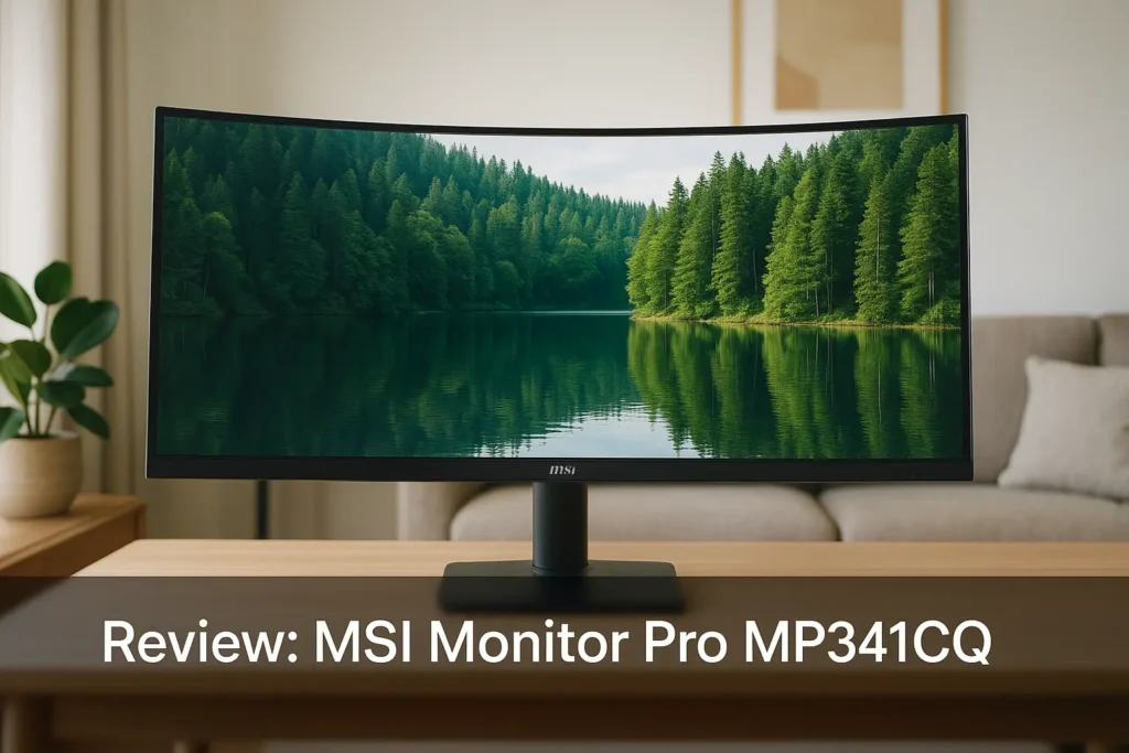 MSI Monitor Pro MP341CQ: Imersão Profissional e Conforto Visual
