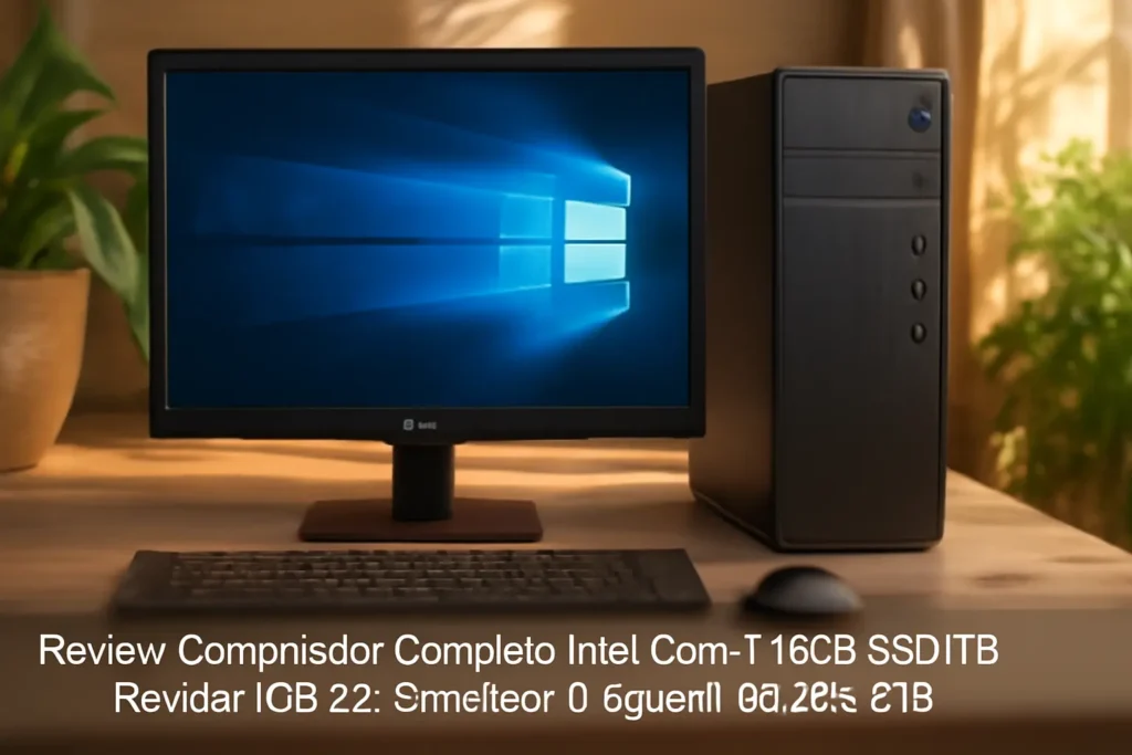 Computador Completo Intel Core i7 16GB SSD 1TB Monitor LED 24" Windows 10 3green Top 3GT-073