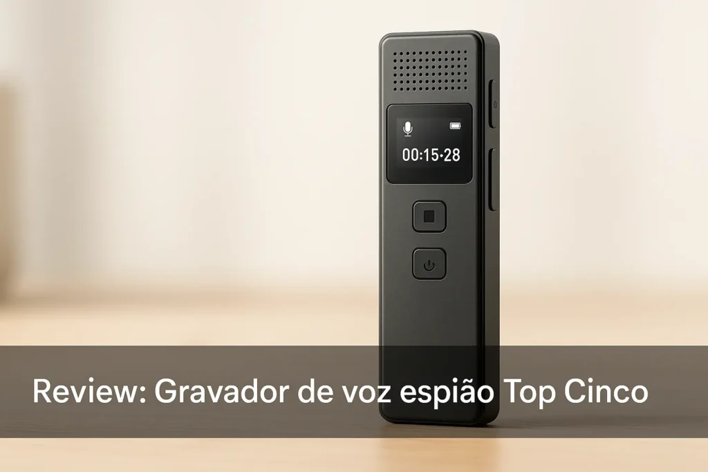 Top Cinco gravador de voz espião